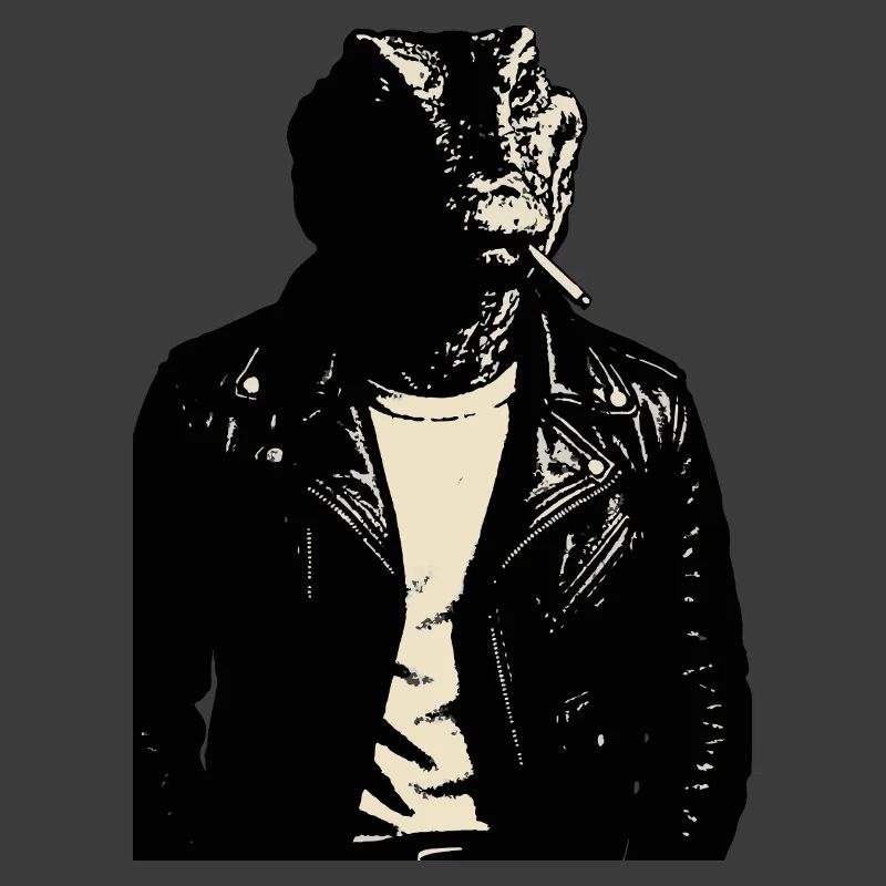 Leder Lizard Moto Rebel