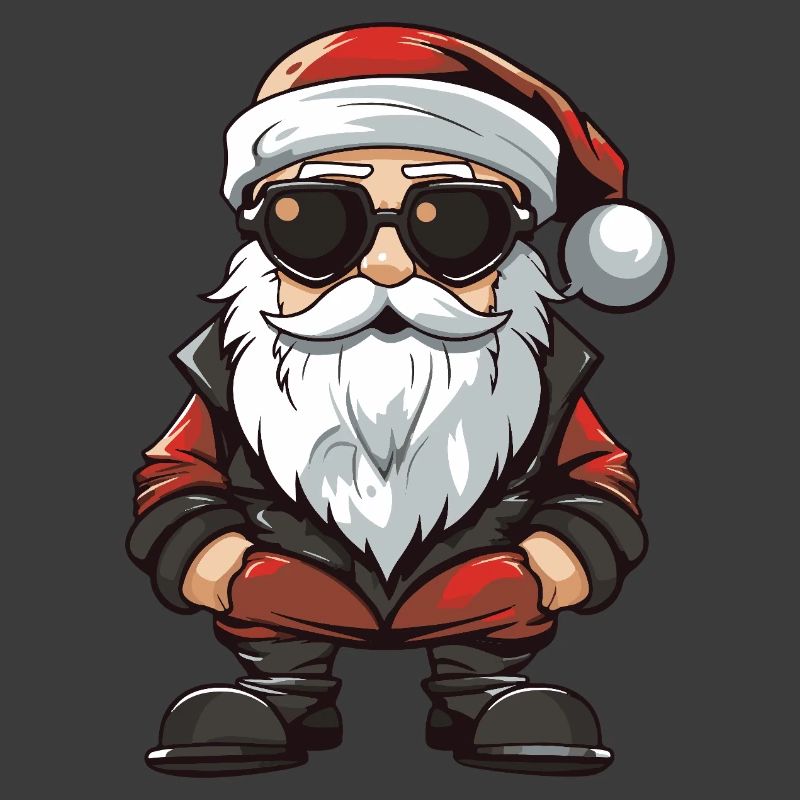 Weihnachtsmann Comic Santa