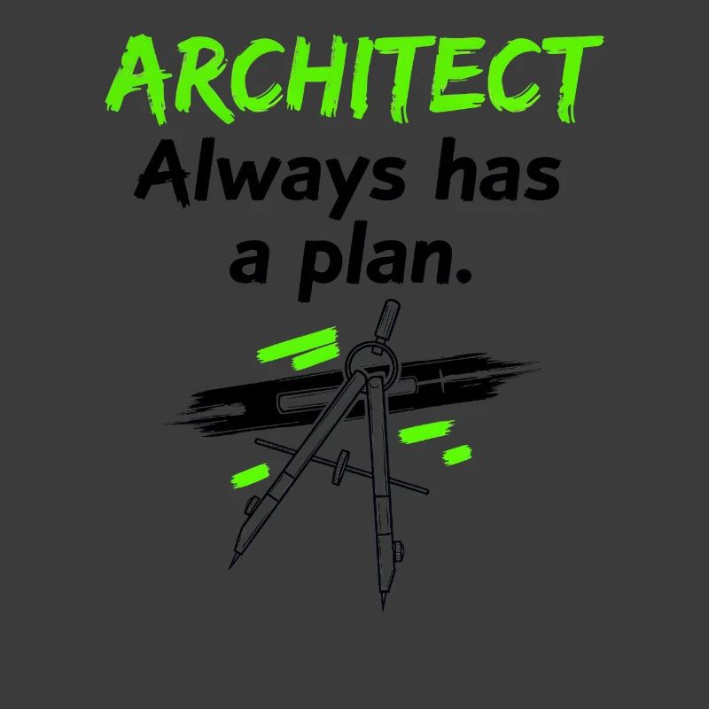 Architect with a plan