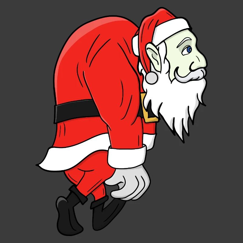 Müder Weihnachtsmann