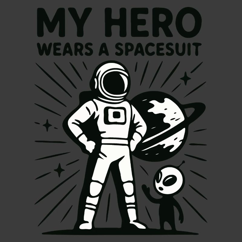 Héros de l’espace en combinaison spatiale