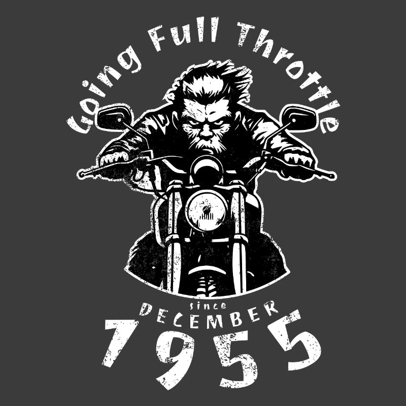 70. Geburtstag Going Full Throttle Since 12/1955