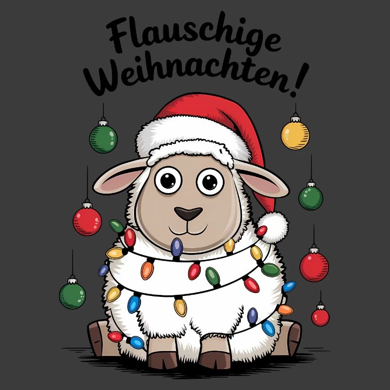 Sheep Fluffy Christmas Shepherd Funny