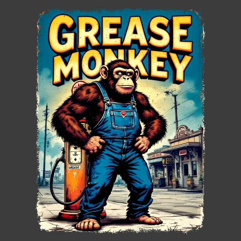 GreaseMonkey Retro Street Art