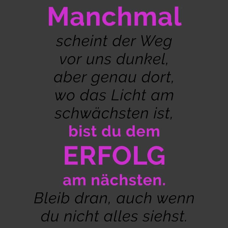 SPRUCH ☆ MOTIVATION ☆ ERFOLG