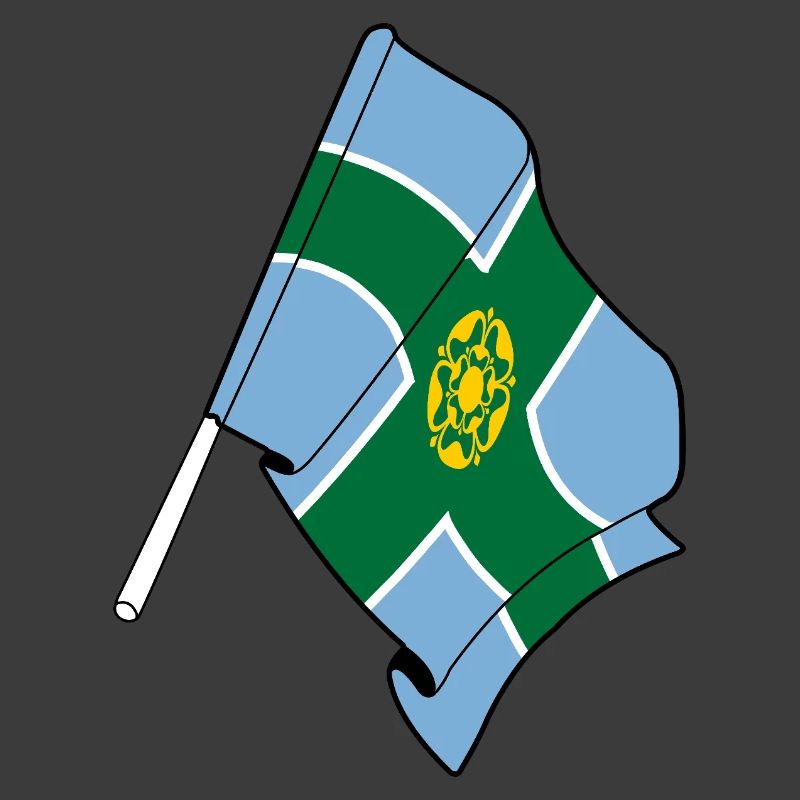 Derbyshire-Flagge