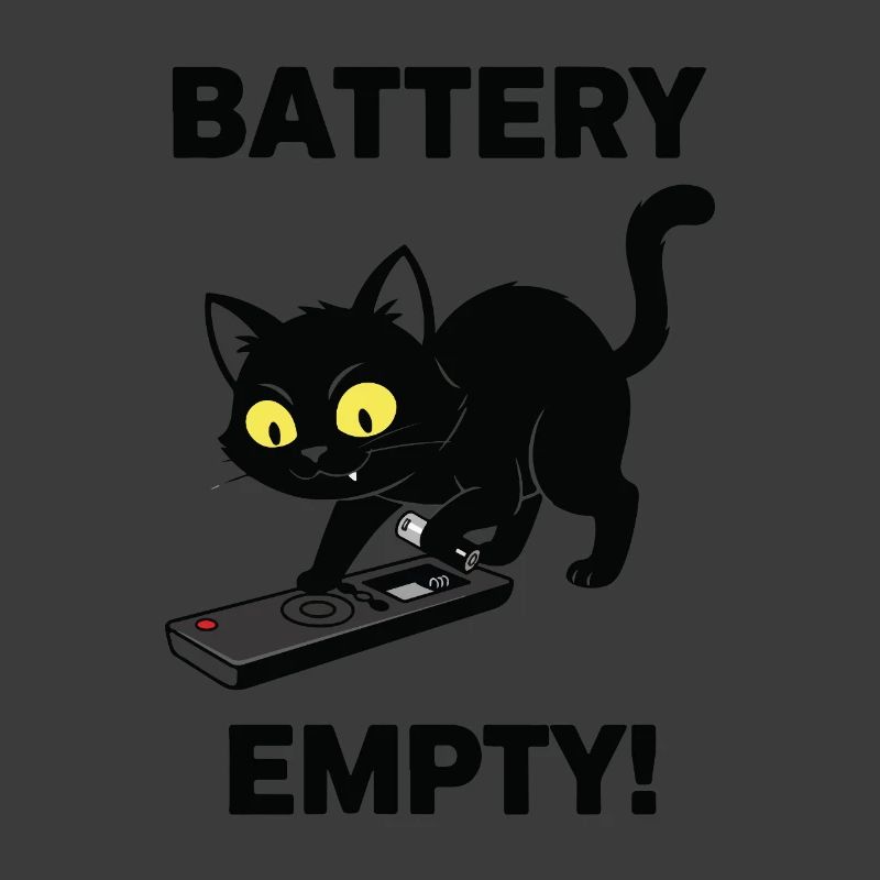 Battery Empty Chat Remote Control Humor