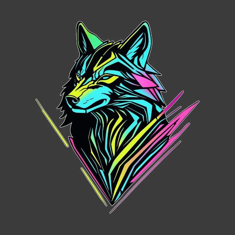 Neon Wolf – Cyber-Geist