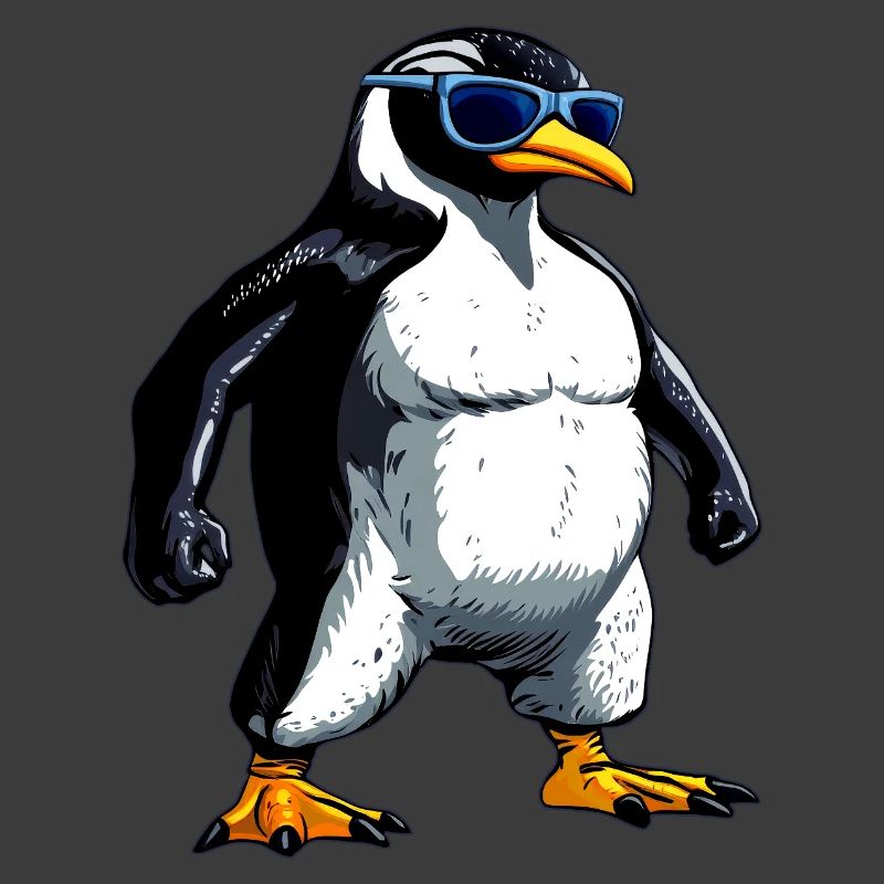 Pinguin Bodybuilder
