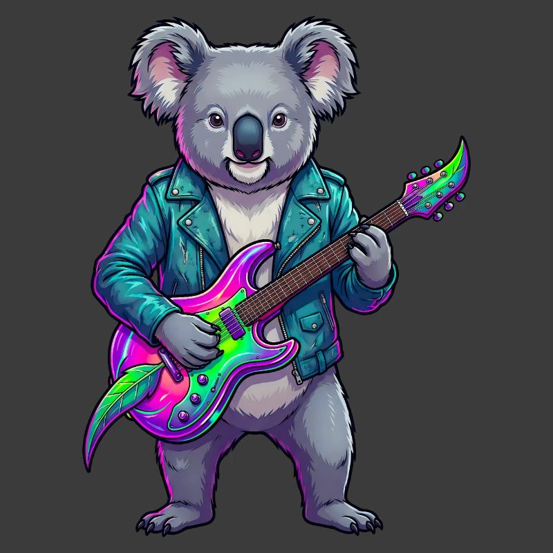 Koala Neon-Gitarrenheld