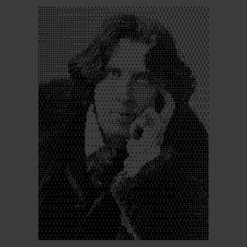 Oscar Wilde Halbtonporträt