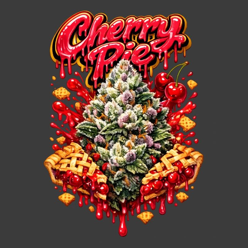 Cherry Pie Graffiti Print