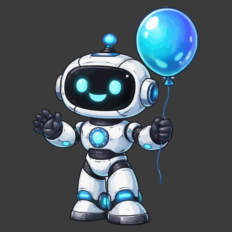 Small robot with balloon
