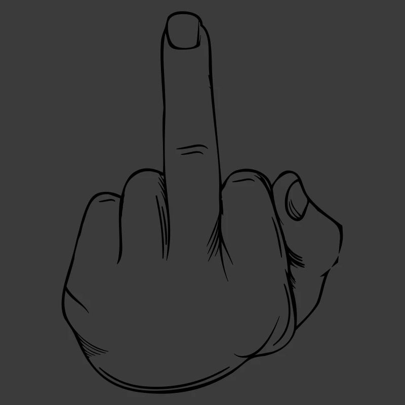 Mittelfinger Statement