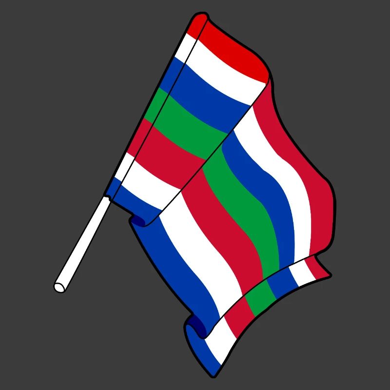 Schiermonnikoog-Flagge – Inselstolz