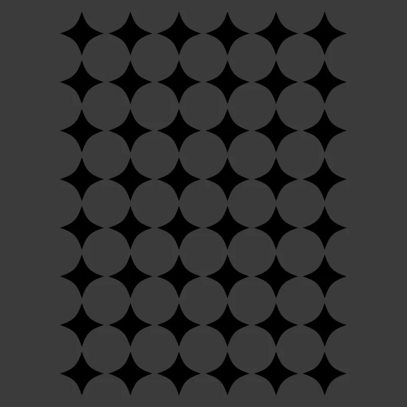 geometric circles pattern grid