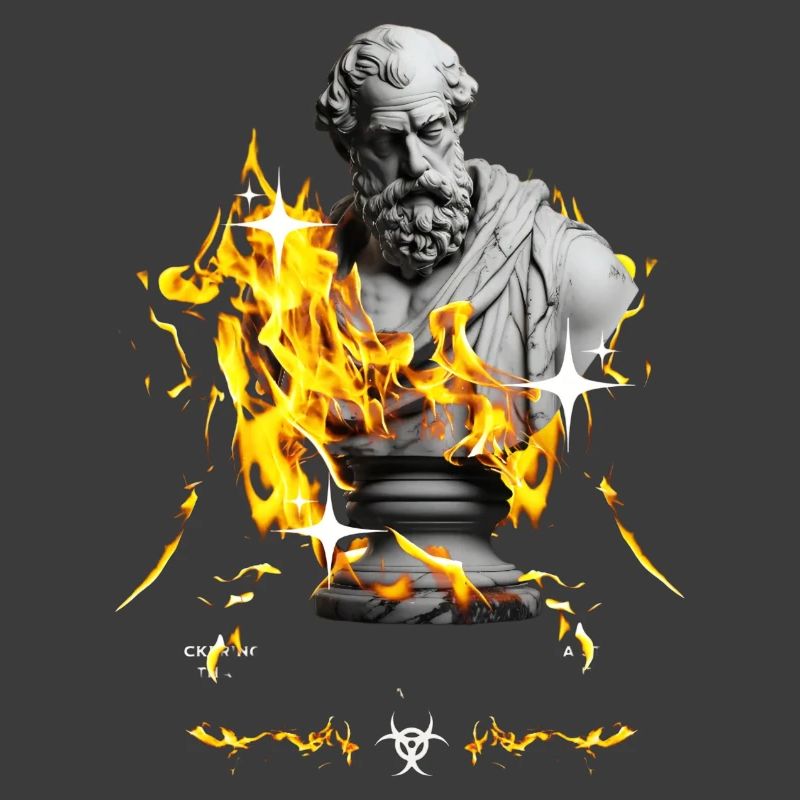 Statue de flammes avec sort de feu