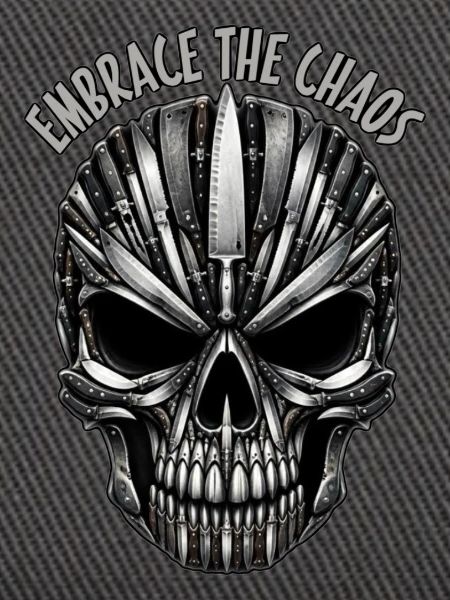 Klingen Schädel Chaos Umarmung