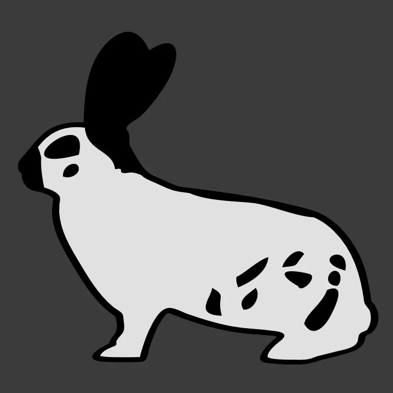 German giant piebald rabbit rabbit bunny