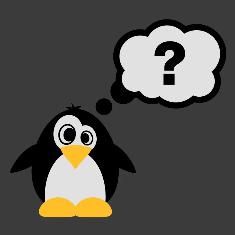 Pinguine Fragezeichen