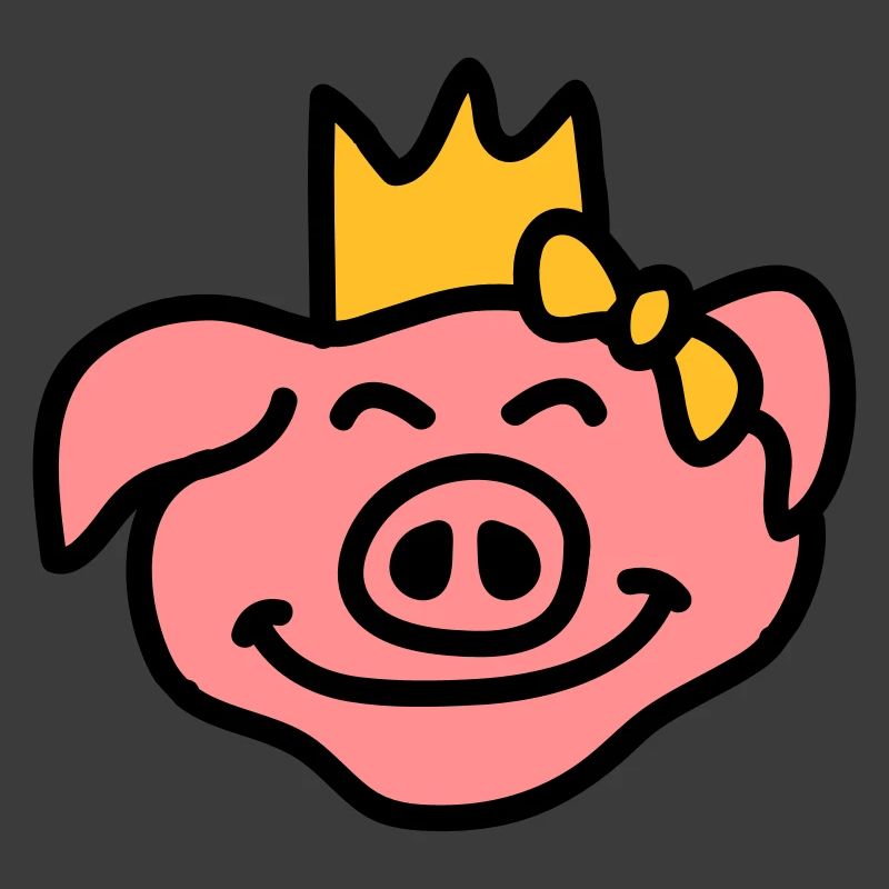 Pricess Pig Head