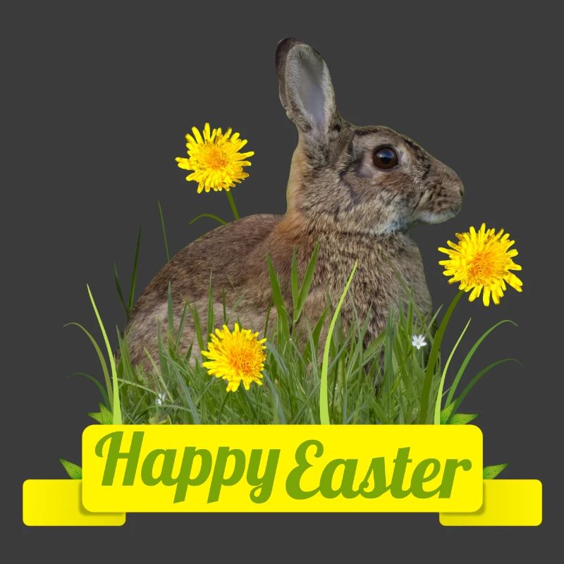 Happy Easter rabbit cony