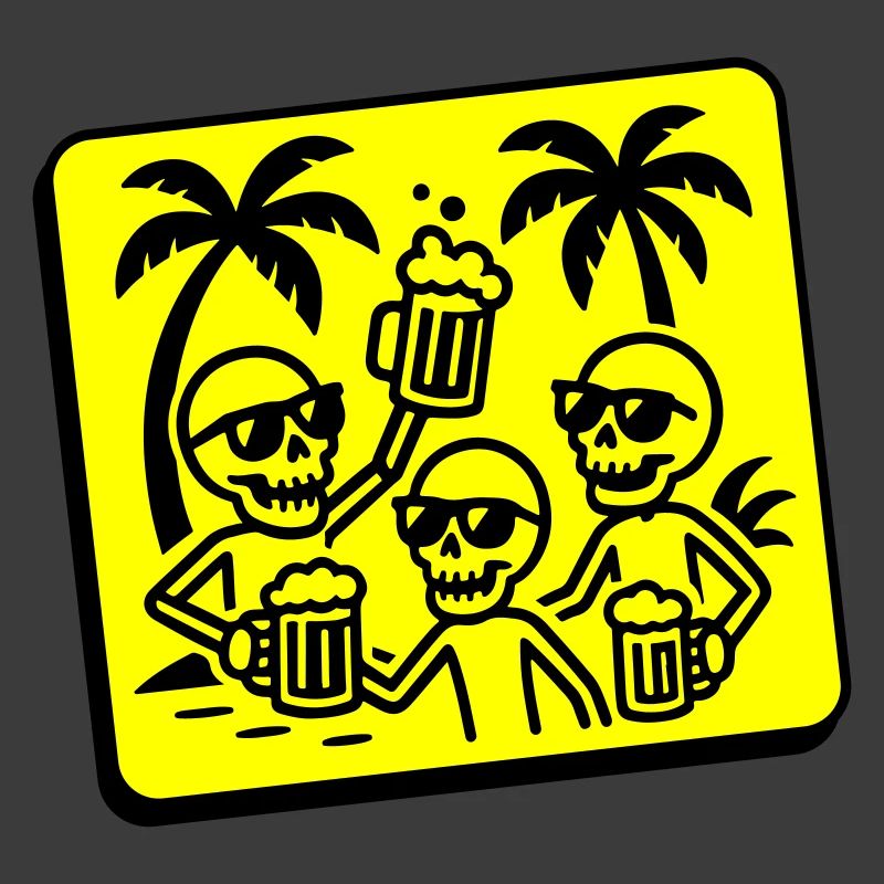 Skeleton Holiday Party Beer