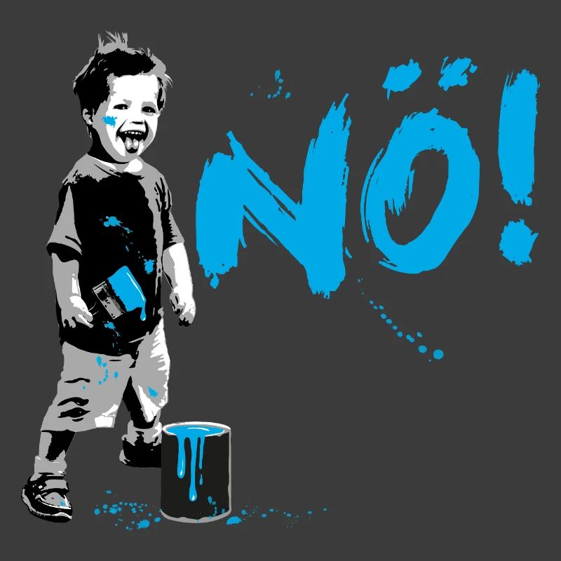 Boy Power NO Frecher Junge Protest Statement