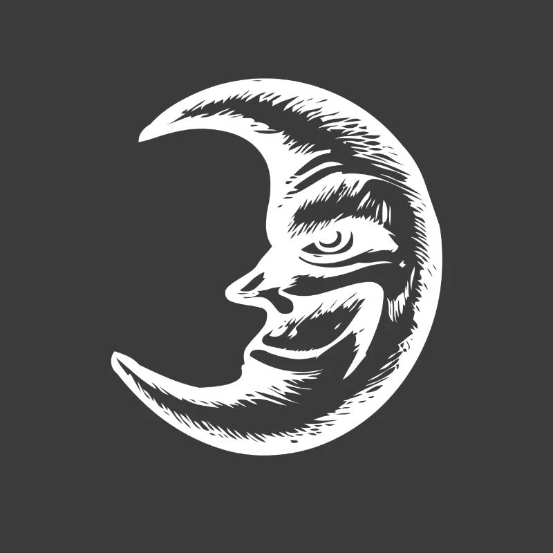 Mond weiß