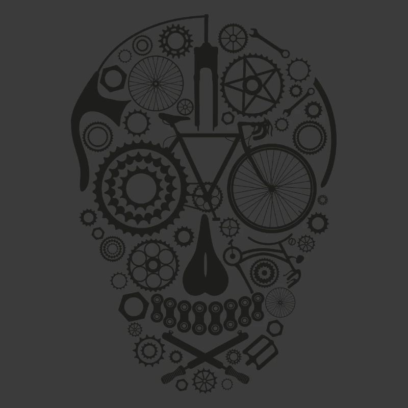 Bicycle Skull black
