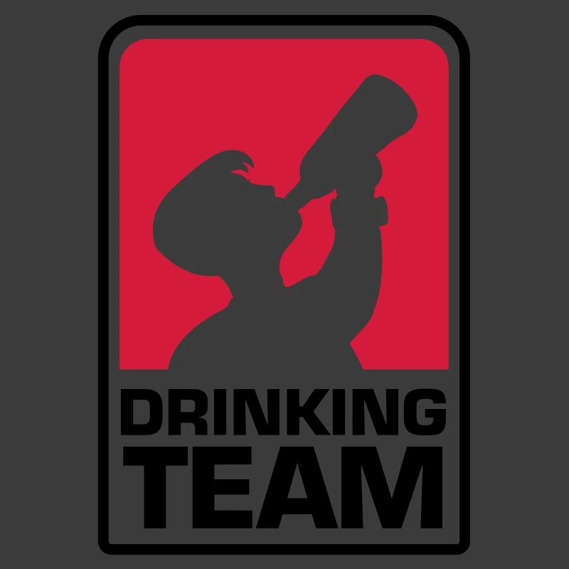 party logo drinking team