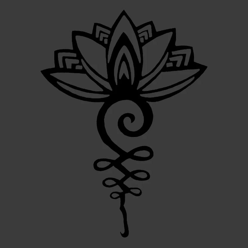 Ewiger schwarzer Lotus