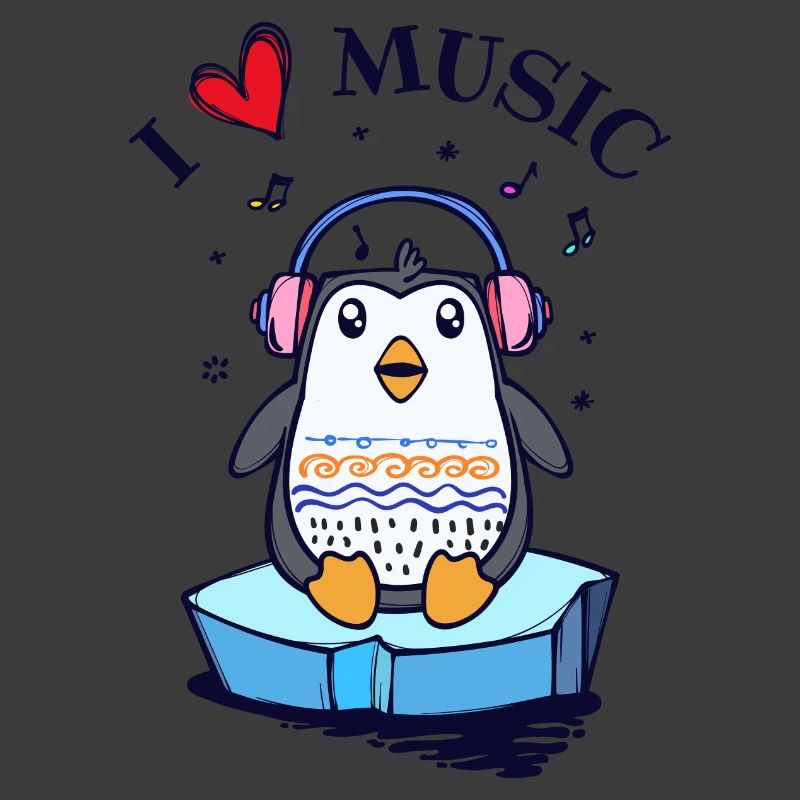 Seevogel Cool Herz PinguinTier Statement