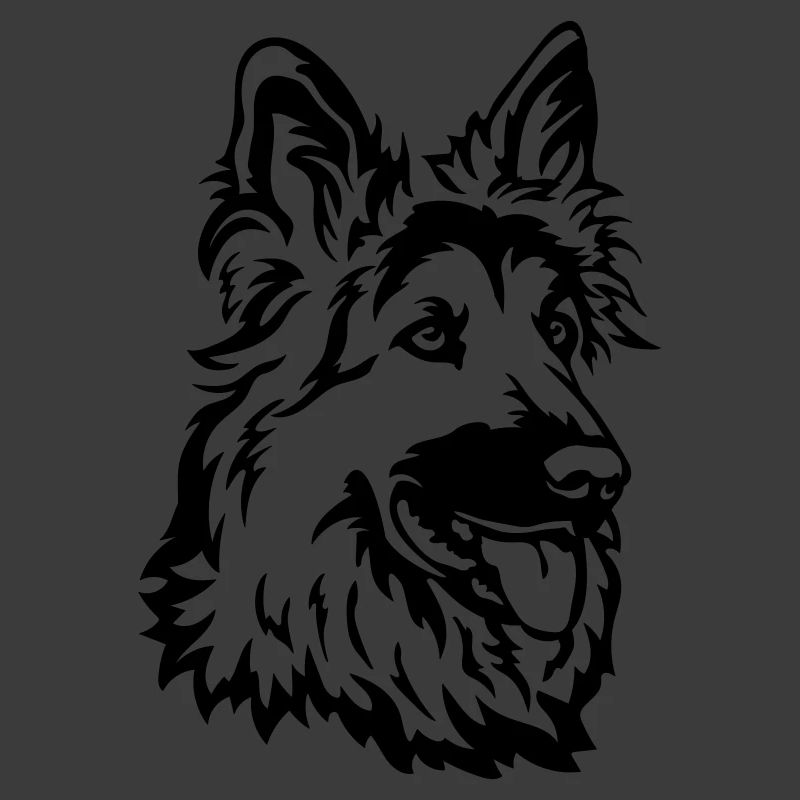 Deutscher Schäferhund Kopf