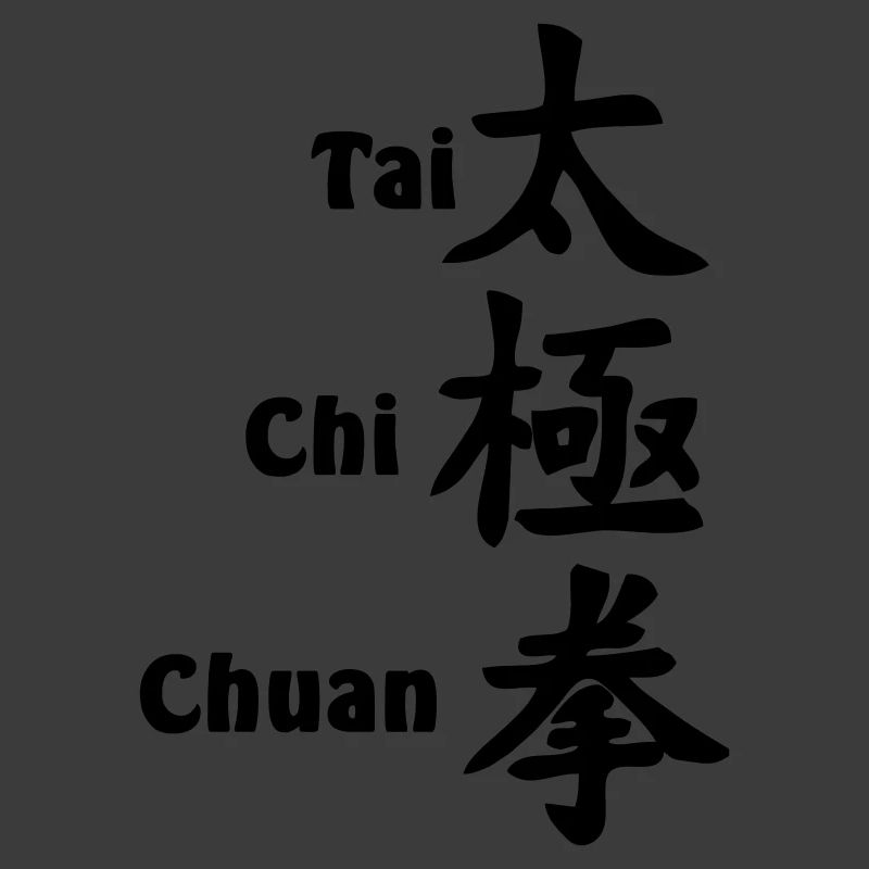 Script Tai Ji Quan vertical avec texte