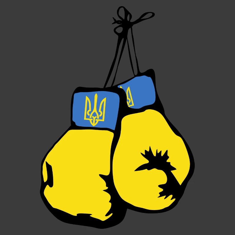 Gants de boxe drapeau de l’Ukraine