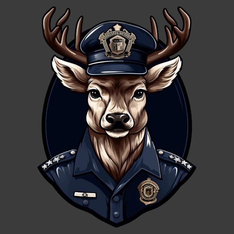 Hirsch Polizei