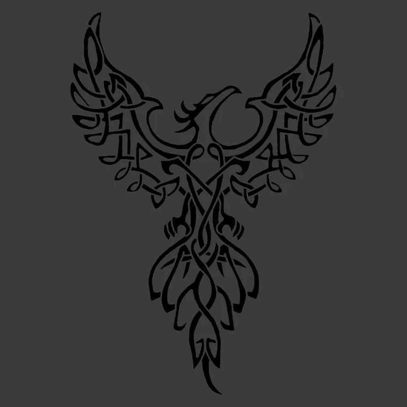 Schwarzes Phönix-Symbol