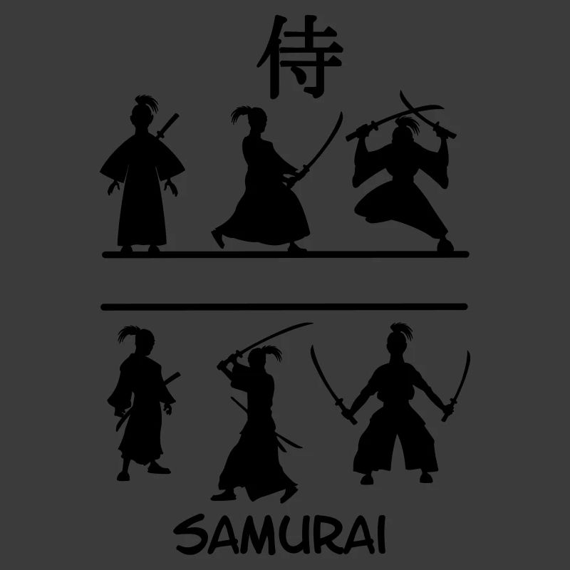 Samurai mit Schwertern