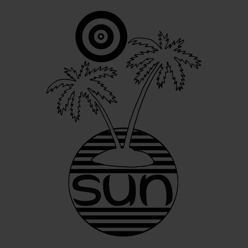 Sonne im Paradies (Schwarz)