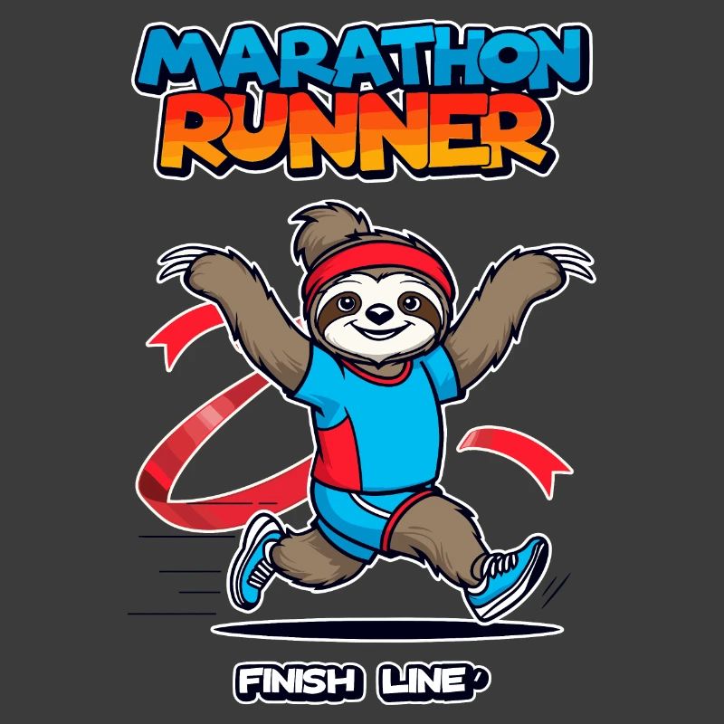 Sloth Marathon Runner