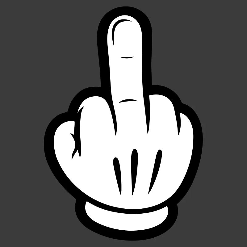 Mittelfinger Comic Hand