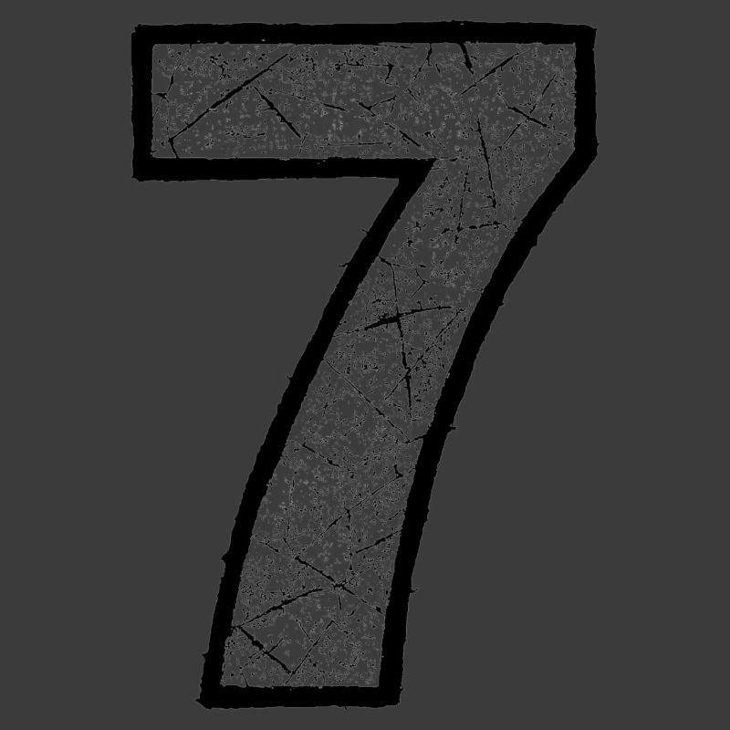 Cracked Seven Digit Pattern