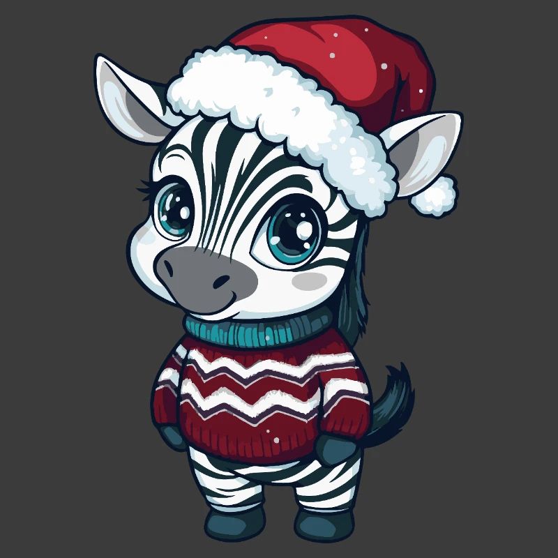 Zebra Weihnachten