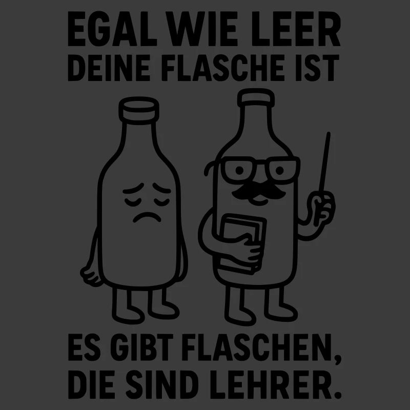flasche leer lehrer witz