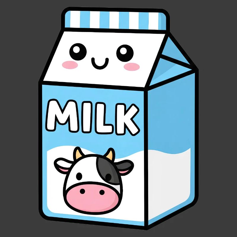 Milchkarton-Kuh