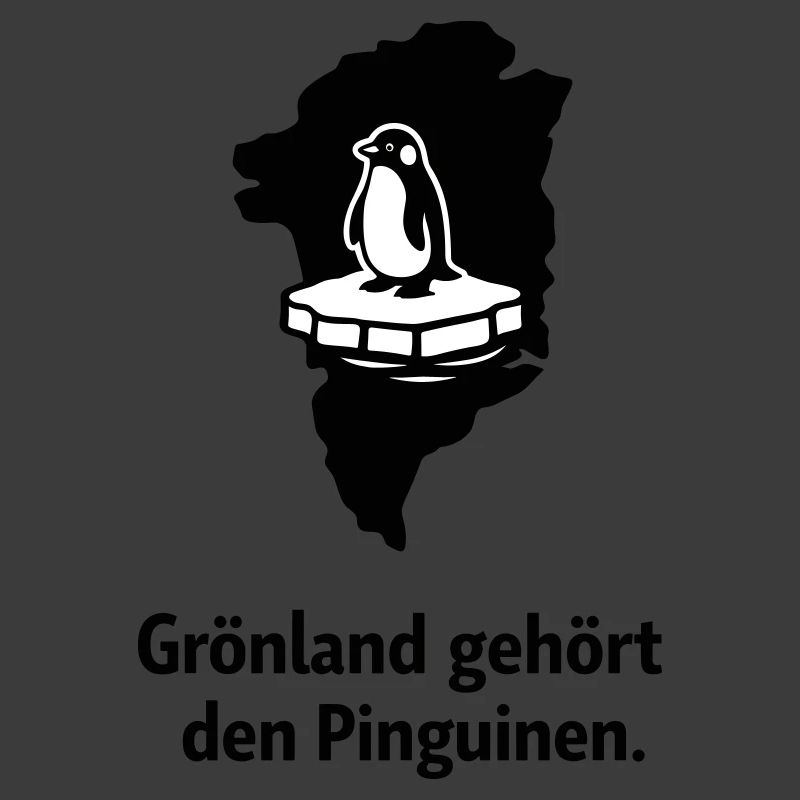 Pinguin auf Grönland-Eis
