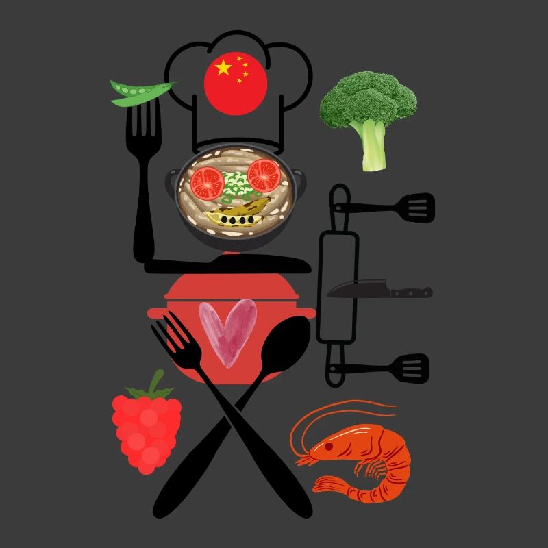 China Kitchen Collage