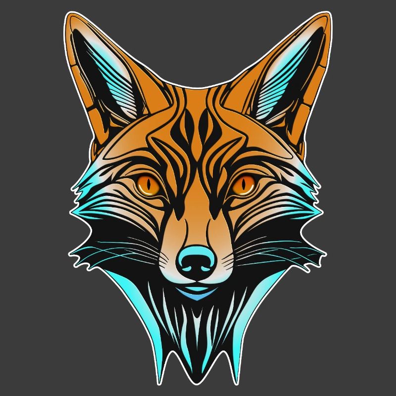 Neonfuchskopf