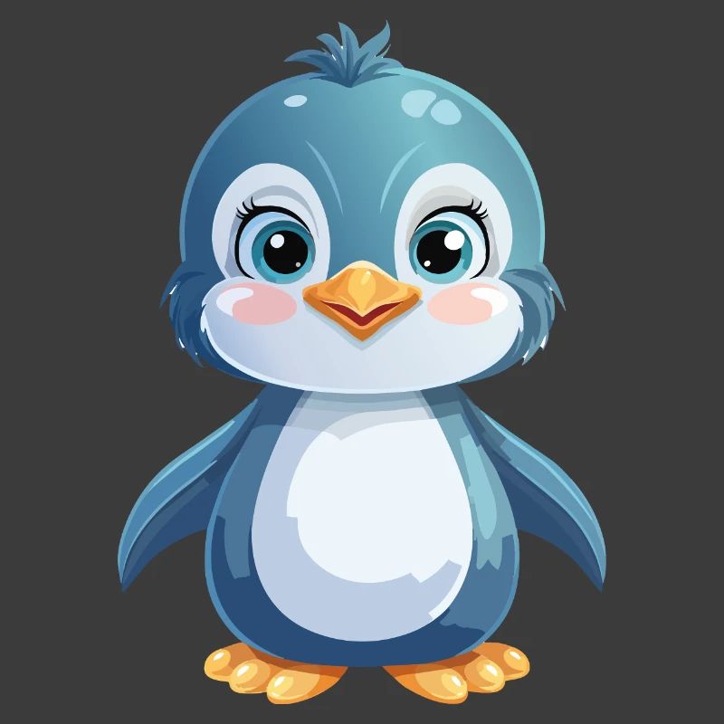 Zuckersüßer Pinguinaugenblick